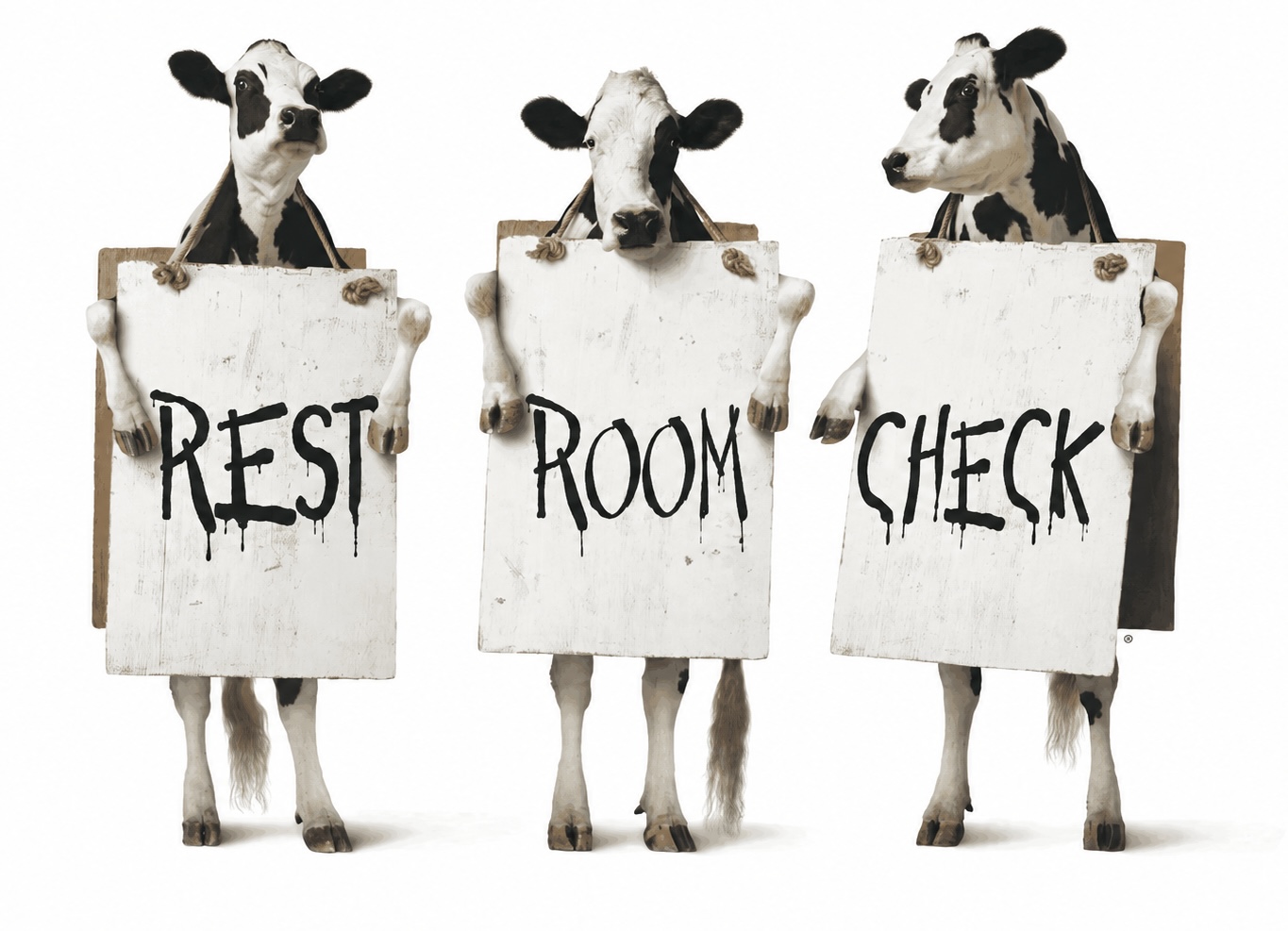Rest Room Check cows